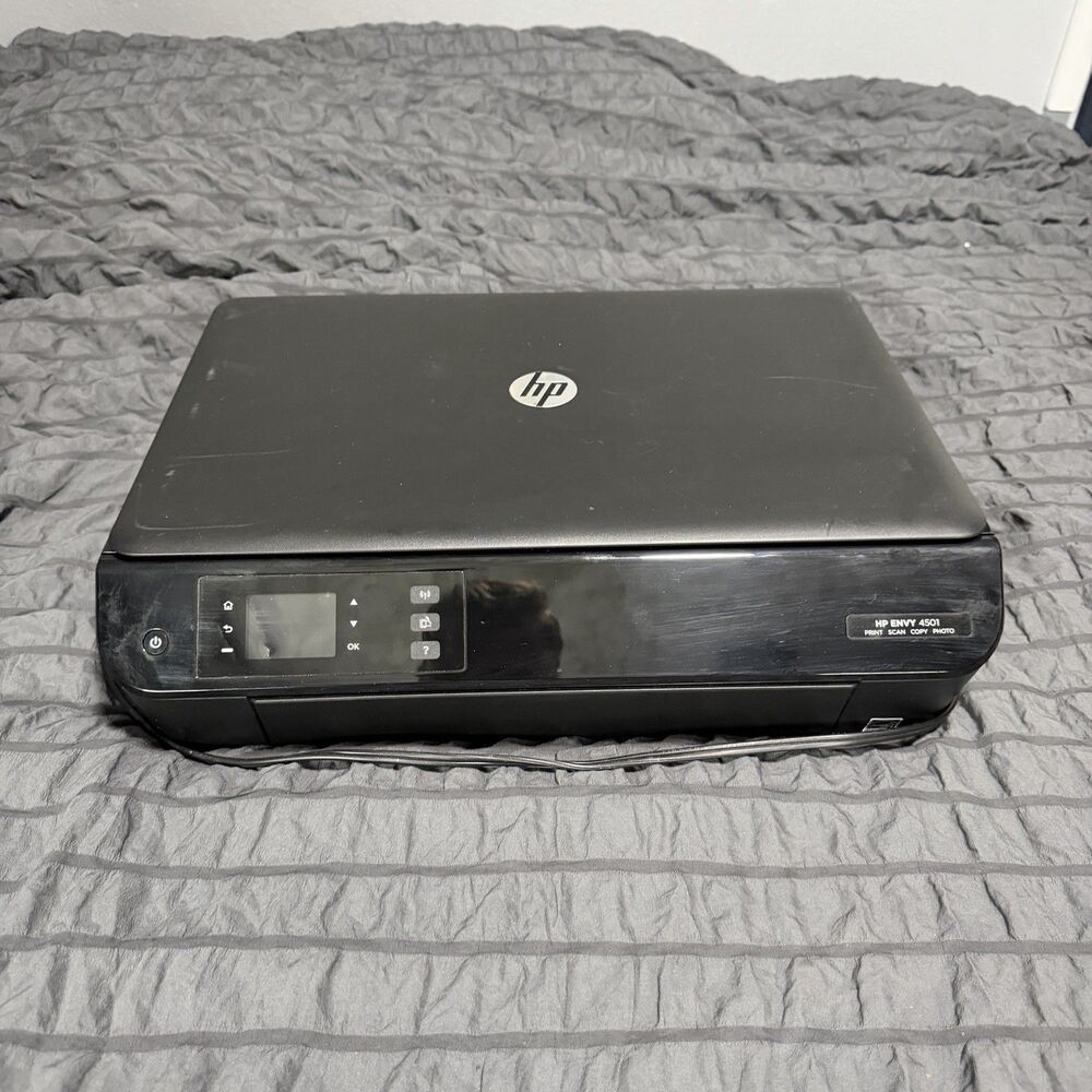 HP Envy 4500 4501 4502 All-in-One Wireless Inkjet Printer Fully Tested!!
